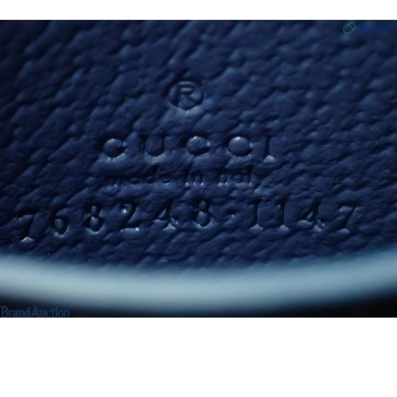 Gucci GG Card Holder Unisex Wallet Beige and Blue Supreme Canvas Full Inclusion - Picture 4 of 4